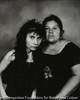 Mother with Daughter in Black Dresses, Santa Rosa, Ca.