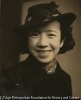 (帽子をかぶった女性像)