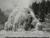 Crater of the Lone Star Geyser, Yellowstone National Park, Wyoming