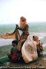 Women in Monsoon Rains, Bihar State, India