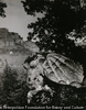 Vampire derrière le palais de la famille Orsini au village Bomarzo