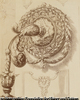 Lanterne fer repousse Louis XVI, du cabinet, du comte de Monbrison, figure a l'exposition de 1867