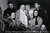 Tournage du Testament d'Orphee en septembre 1959 aux Baux-de-Provence. De gauche à droite su premier plan: Jacqueline et Lucìa Bosé et derrière elles, Luise Miguel Dominguin, Picasso, Cocteau et Serge Lifar.