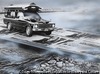 お札の上を走る霊柩車