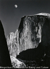 Moon and Half Dome, Yosemite Valley, California