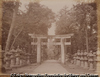 Entrance Toshogu's Temple Uyeno Park Tokyo