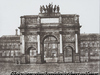 L'Arc de Triomphe du Carrousel - vue vers les Tuileries.
