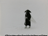 雪の中の僧 (1)