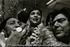 To my left is my guru Chaman, and to my right is my guru's eunuch brother Dugi.