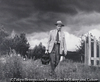 Dr. Ceriani on the way to visit his patients in their remote villages. Kremmling, Colorado, USA. 1948.