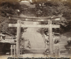 Torii gate, Atago shrine at Yedo